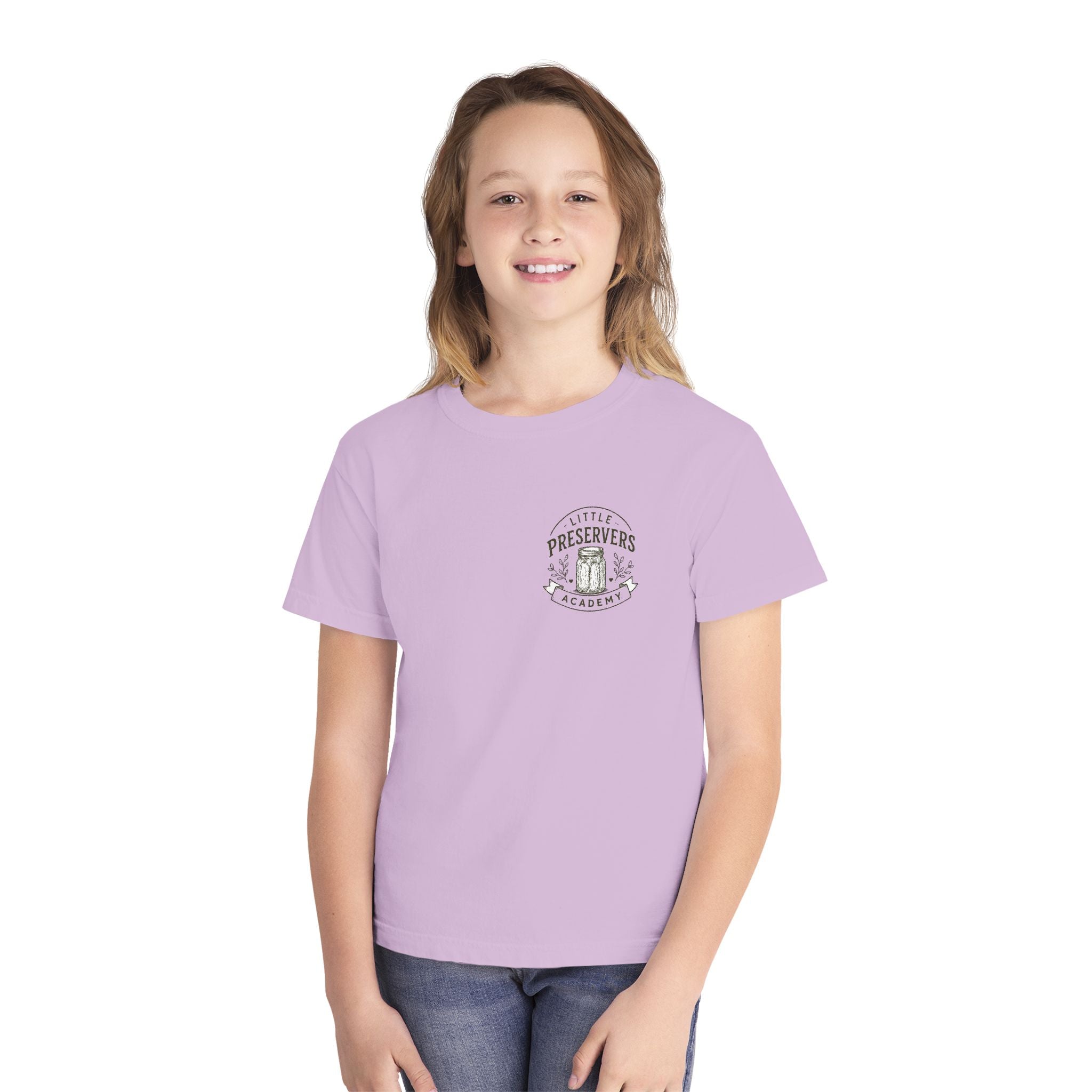 Youth Tee — "Preserve It" Little Preservers Academy Jam & Canning Design
