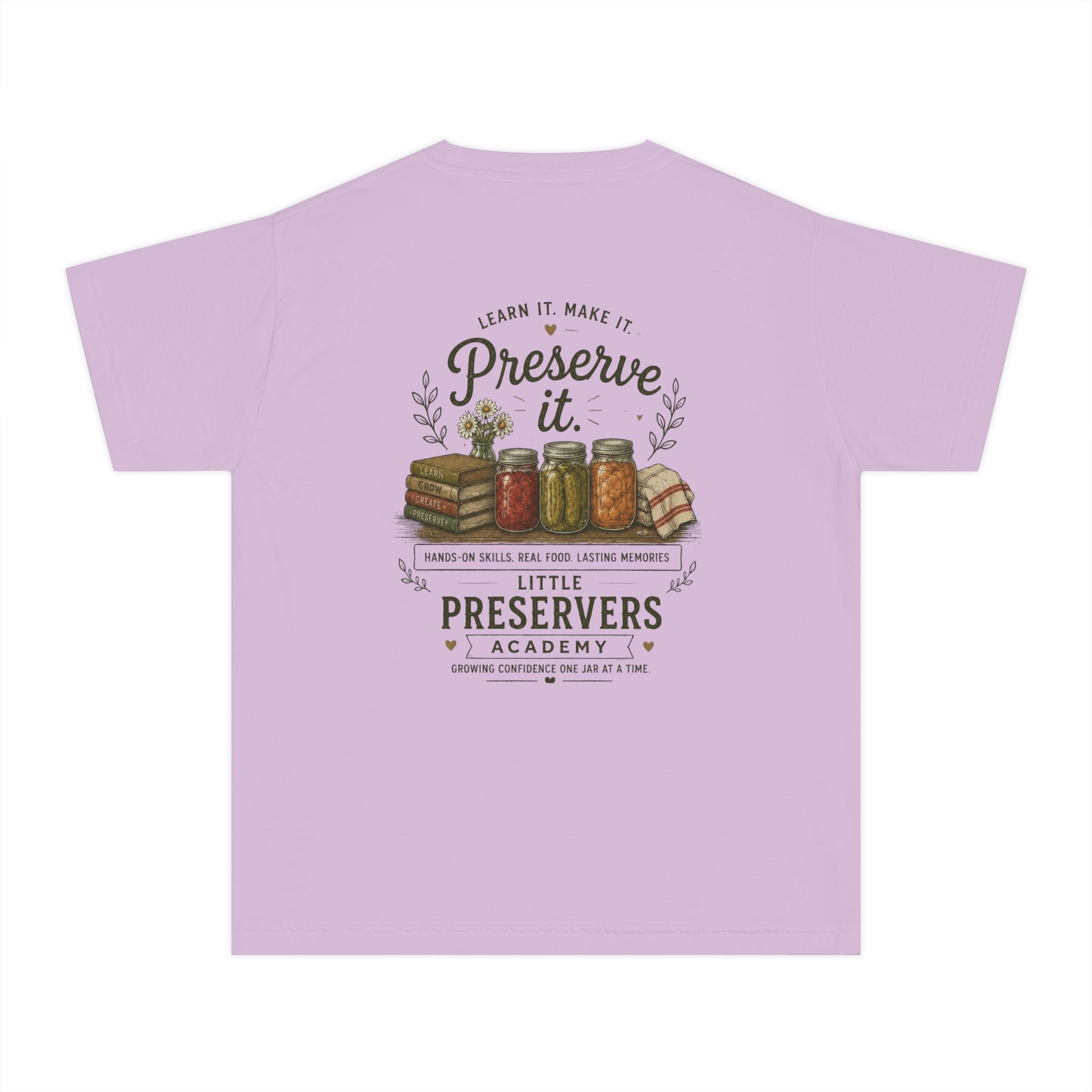 Youth Tee — "Preserve It" Little Preservers Academy Jam & Canning Design