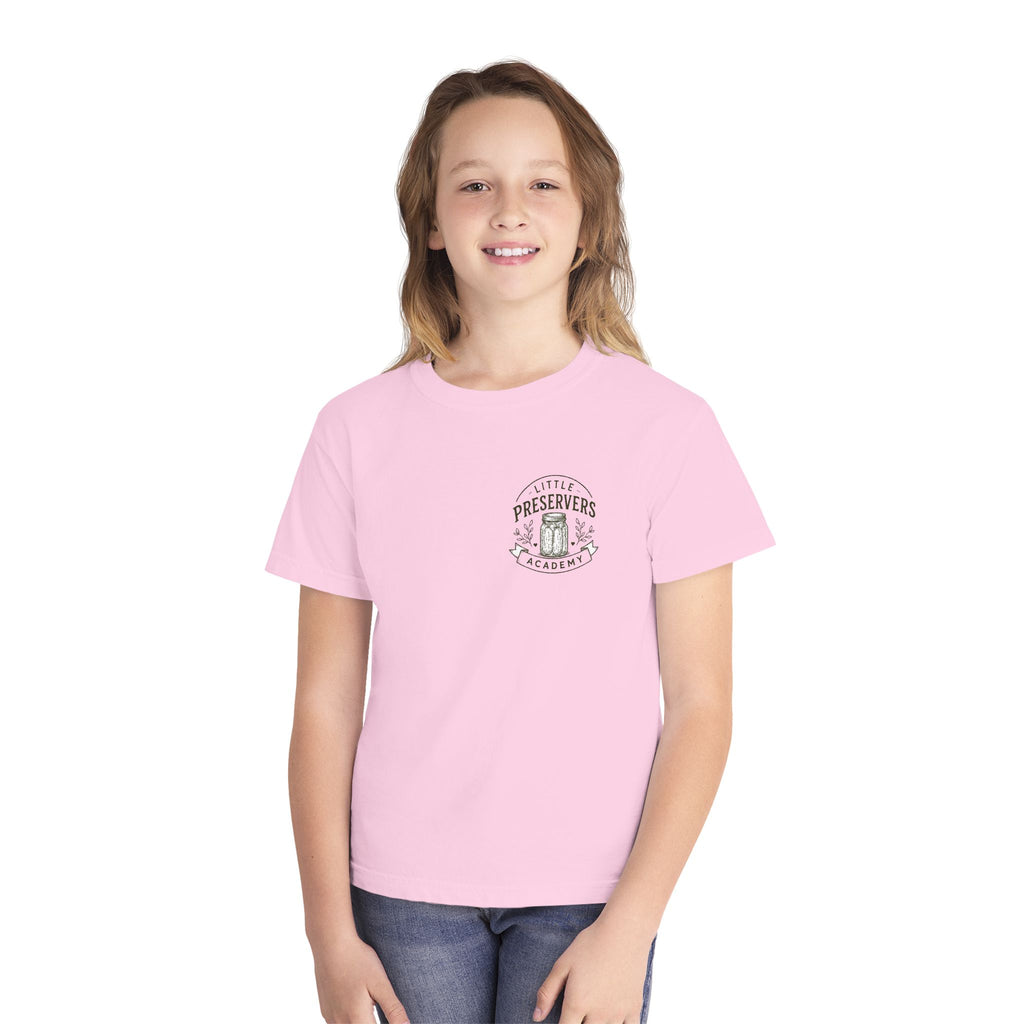 Youth Tee — "Preserve It" Little Preservers Academy Jam & Canning Design