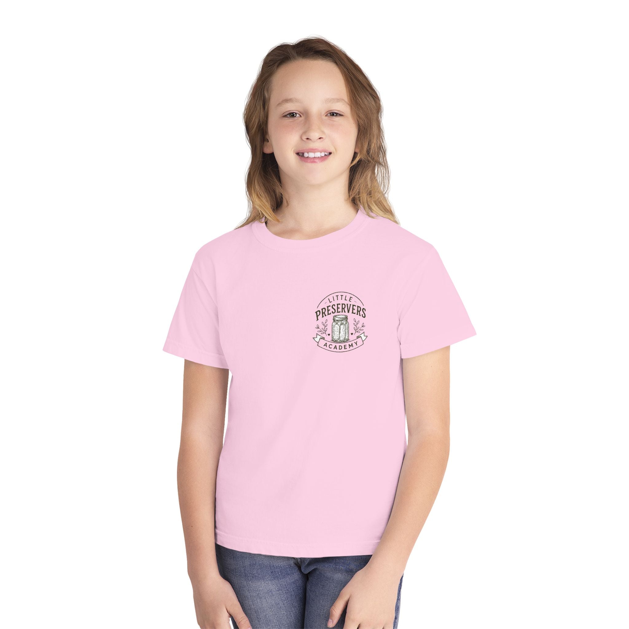 Youth Tee — "Preserve It" Little Preservers Academy Jam & Canning Design