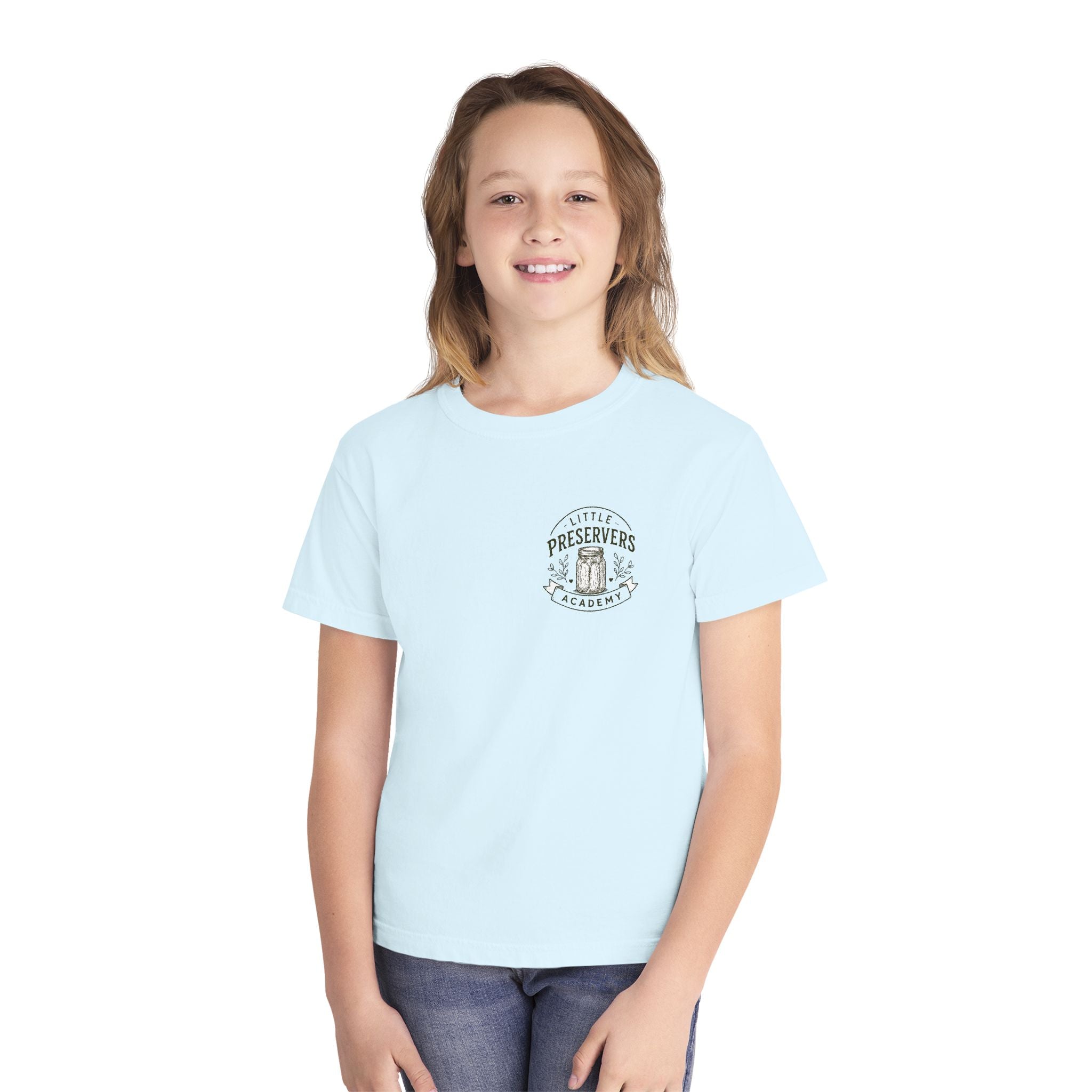 Youth Tee — "Preserve It" Little Preservers Academy Jam & Canning Design