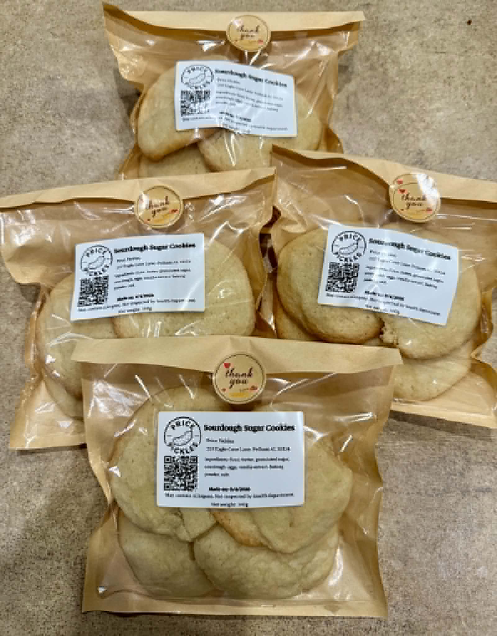 Sourdough Sugar Cookies - Dozen