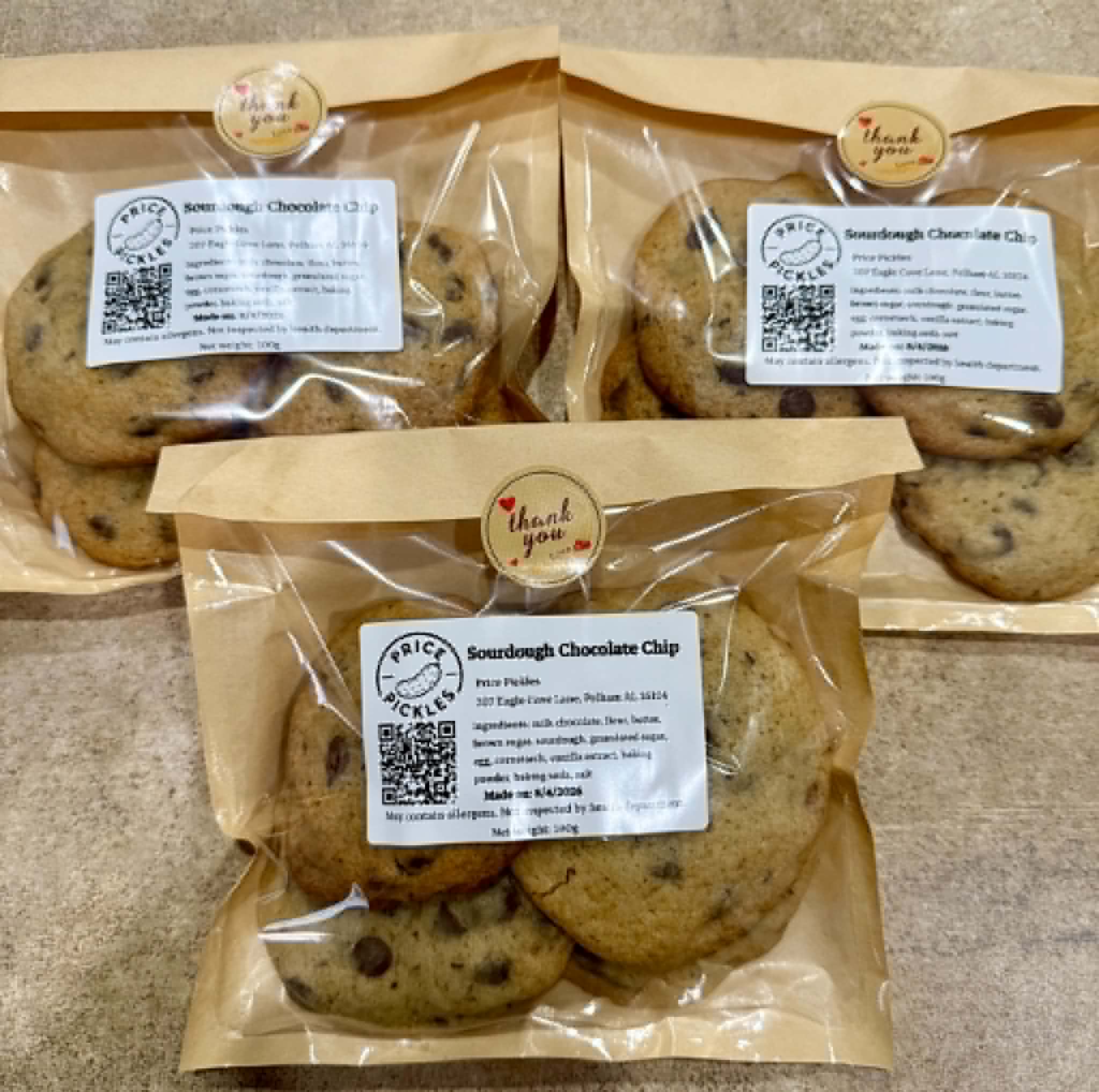 Sourdough Chocolate Chip - Dozen