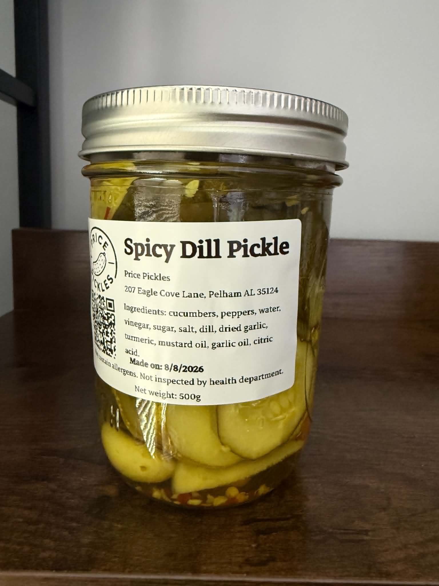 Spicy Dill Pickles