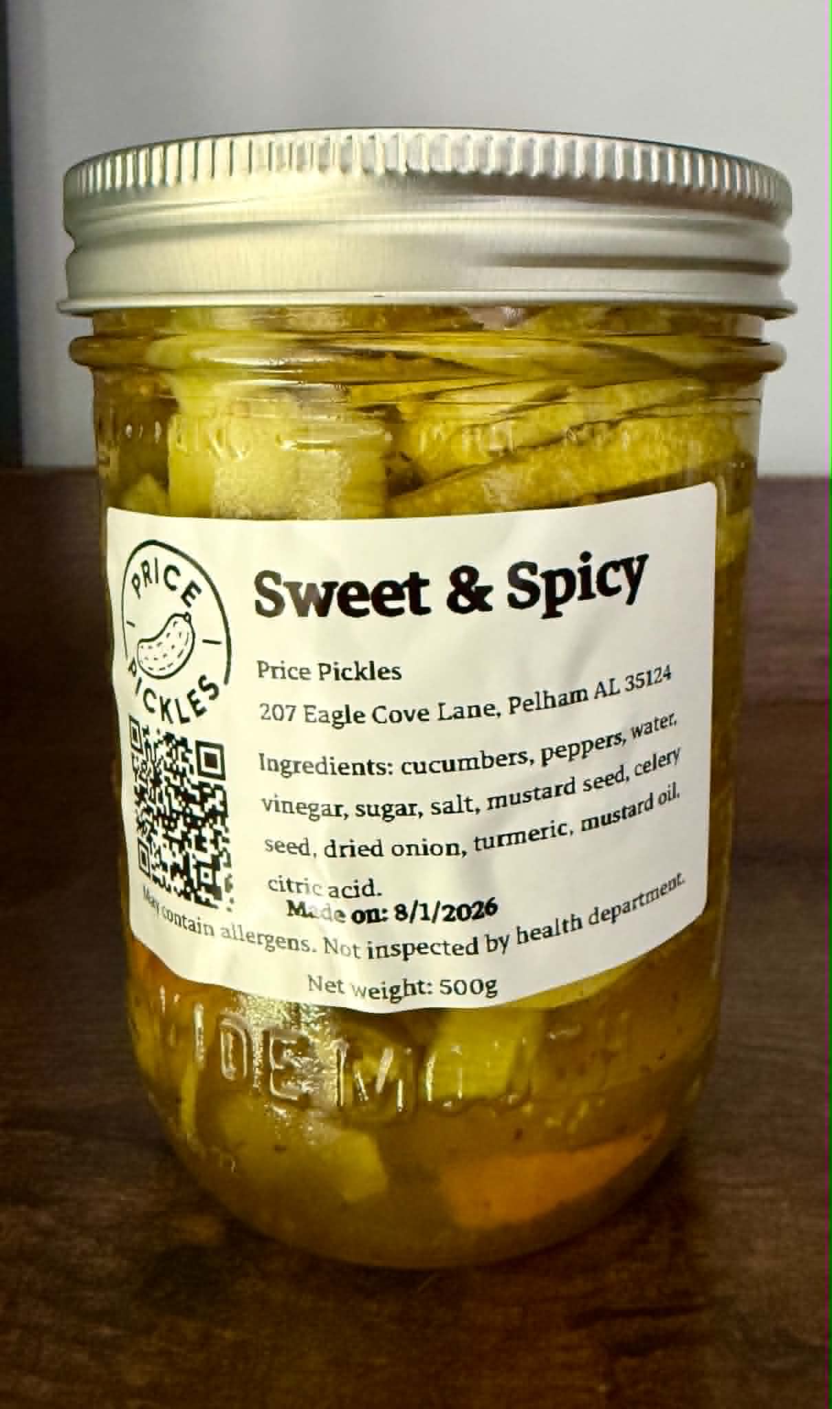 Sweet & Spicy Pickles